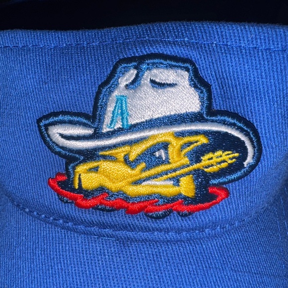 Amarillo Sod Poodles Blue State hook loop visor melonwear minor league affiliate - Picture 10 of 10